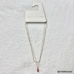 Kendra Scott Serena 14K Gold Multi Strand Pendant Necklace New